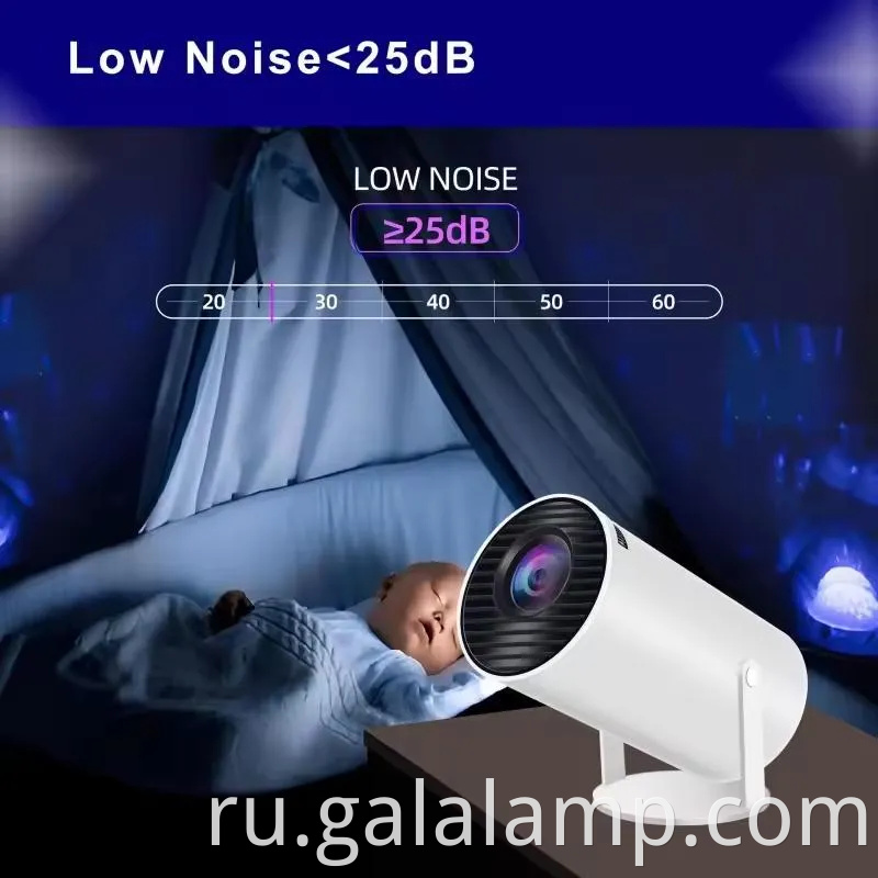 Беспроводной 4K удаленный проектор с Android 11 и Bluetooth Technology Portable